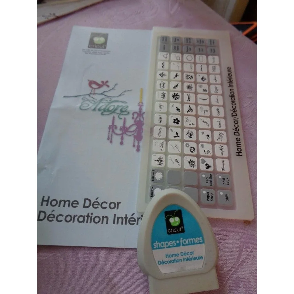 Cricut Die Cut Cartridge HOME DECOR Scrapbooking
